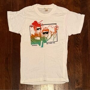 VTG 1985 Fantasy Fest Key West, Florida Party Single Stitch Graphic Tee Medium